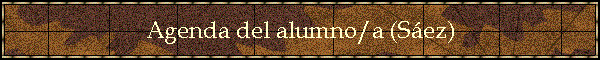 Agenda del alumno/a (Sez)