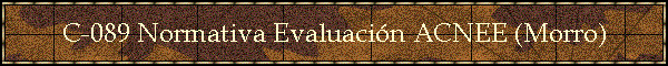C-089 Normativa Evaluacin ACNEE (Morro)